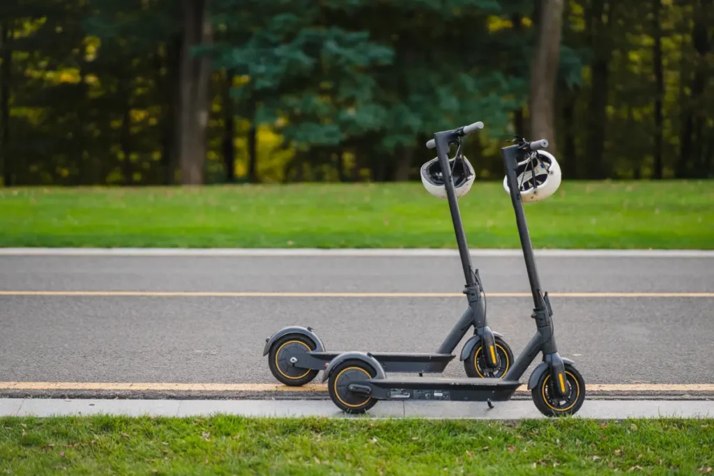 two electric kick scooters e scooter
